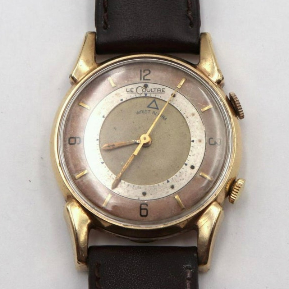 Vintage 1950s Lecoultre Wrist Alarm Watch